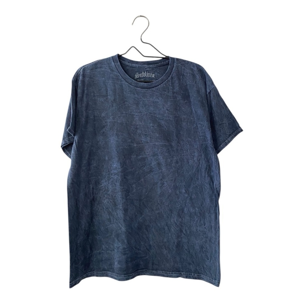 Sublime Washed Blue Graphic T Shirt Cotton Short Sleeves Tee Women’s Large NEW